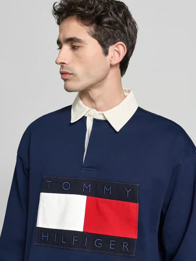 Tommy Hilfiger Regular fit sweatshirt van puur katoen - Foto 2