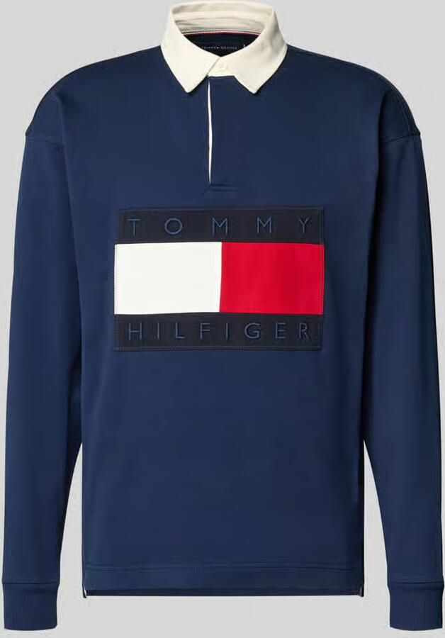 Tommy Hilfiger Regular fit sweatshirt van puur katoen