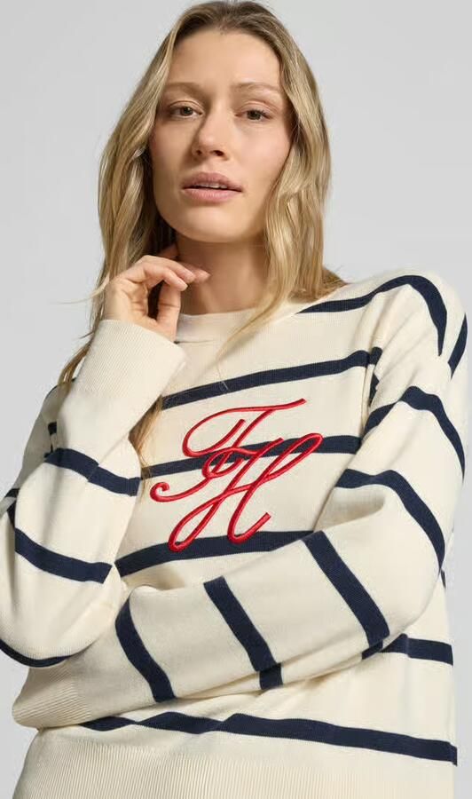 Tommy Hilfiger Regular fit sweatshirt van puur katoen
