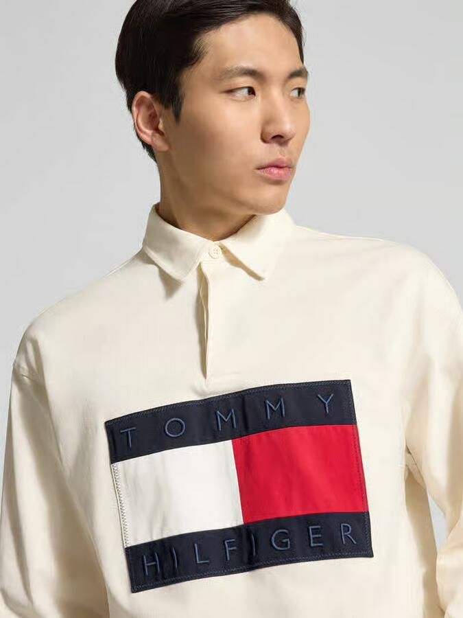 Tommy Hilfiger Regular fit sweatshirt van puur katoen