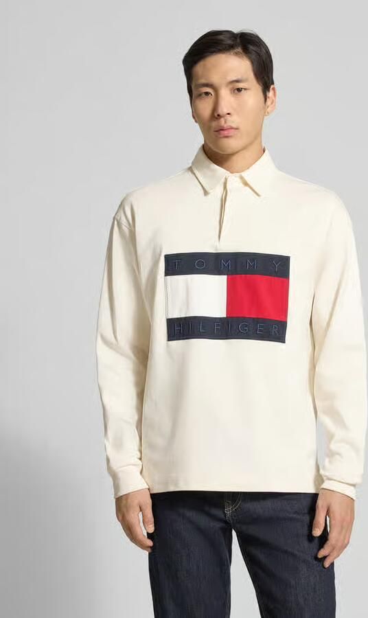 Tommy Hilfiger Regular fit sweatshirt van puur katoen - Foto 3