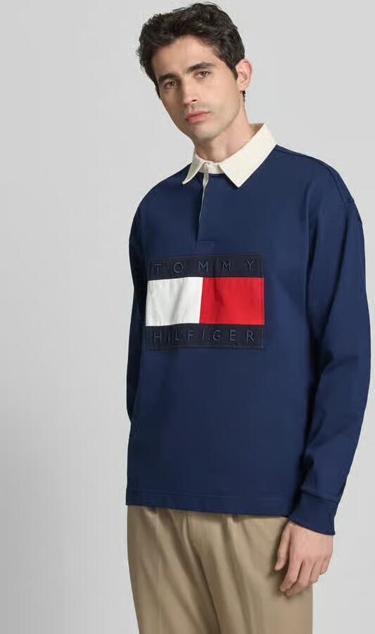 Tommy Hilfiger Regular fit sweatshirt van puur katoen - Foto 3