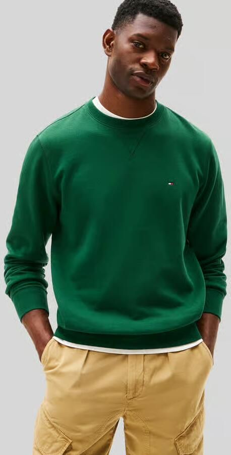 Tommy Hilfiger Sweatshirt ESS SEASONAL FLEECE CREWNECK met ronde hals en borduursel - Foto 5