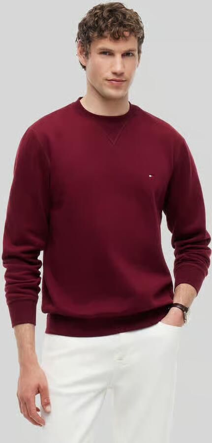 Tommy Hilfiger Regular fit sweatshirt van puur katoen met gestikt logo - Foto 5