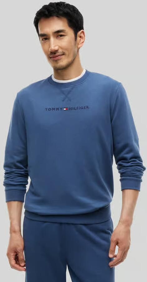 Tommy Hilfiger Regular fit sweatshirt van puur katoen met labelopschrift - Foto 3