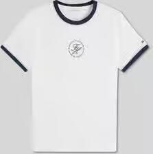 Tommy Hilfiger regular fit T-shirt met katoen en logostitching - Foto 4
