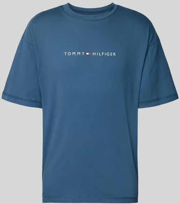 Tommy Hilfiger regular fit T-shirt met labelopschrift van puur katoen - Foto 2