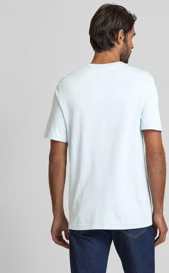 Tommy Hilfiger Regular fit T-shirt met labelstitching