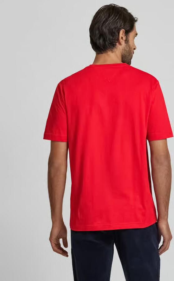 Tommy Hilfiger Regular fit T-shirt met labelstitching - Foto 15