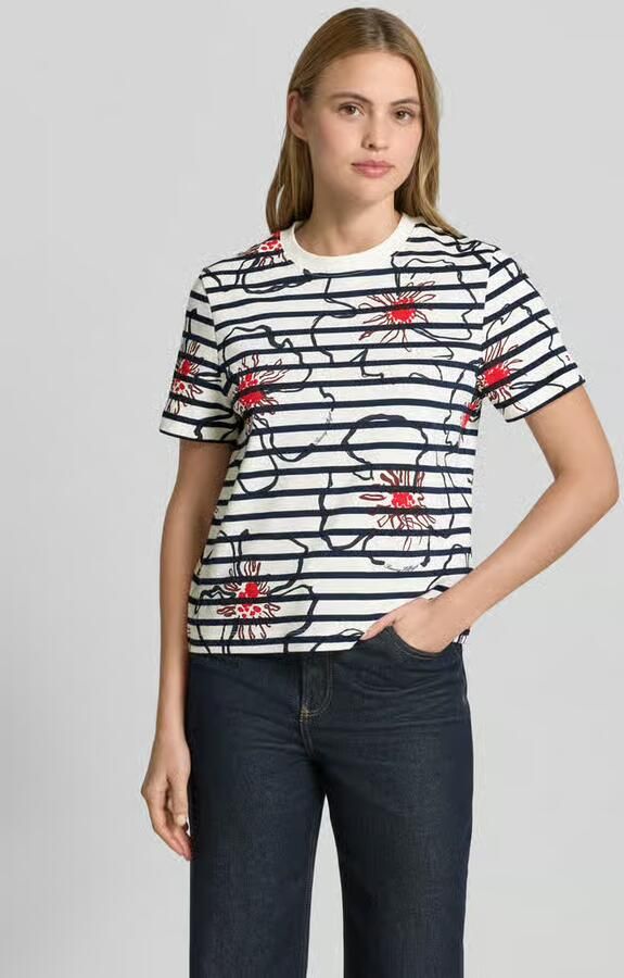 Tommy Hilfiger regular fit T-shirt model 'FLOWER GRAPHIC REG C-NK S' - Foto 2