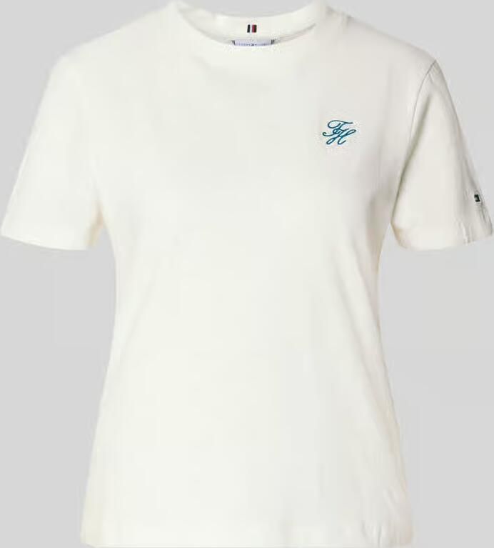 Tommy Hilfiger regular fit T-shirt van katoenmix - Foto 2