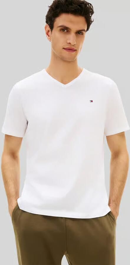 Tommy Hilfiger Regular fit t-shirt van katoenmix in set van 3 - Foto 4