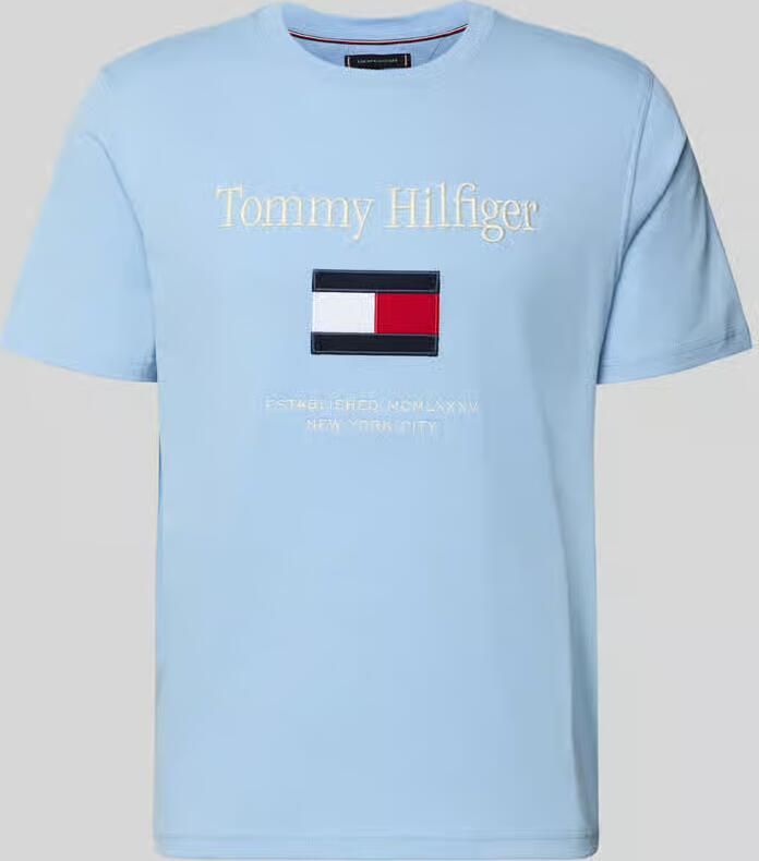 Tommy Hilfiger Regular fit T-shirt van puur katoen - Foto 2