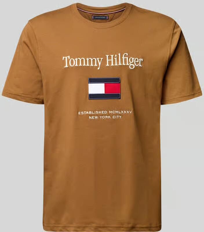 Tommy Hilfiger Regular fit T-shirt van puur katoen - Foto 2