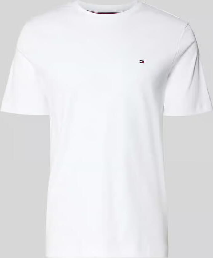 Tommy Hilfiger Interlock Gebreide Geribbelde Kraag T-Shirt White Heren - Foto 5