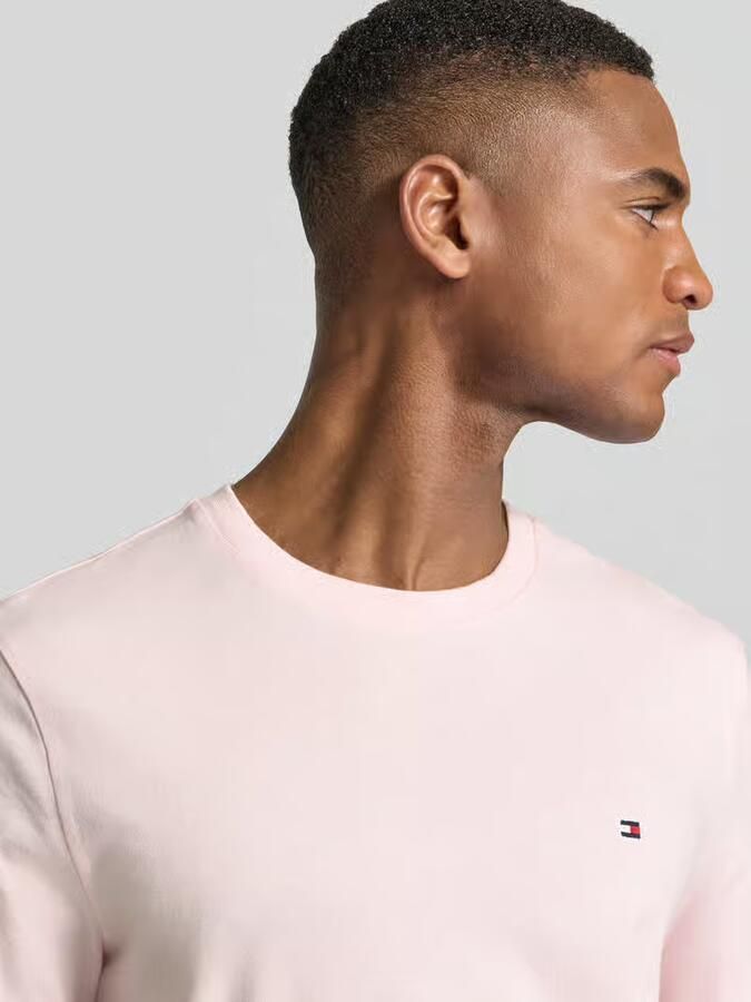 Tommy Hilfiger T-shirt Korte Mouw Reg Fit Crew Neck T-Shirt Pink Lily