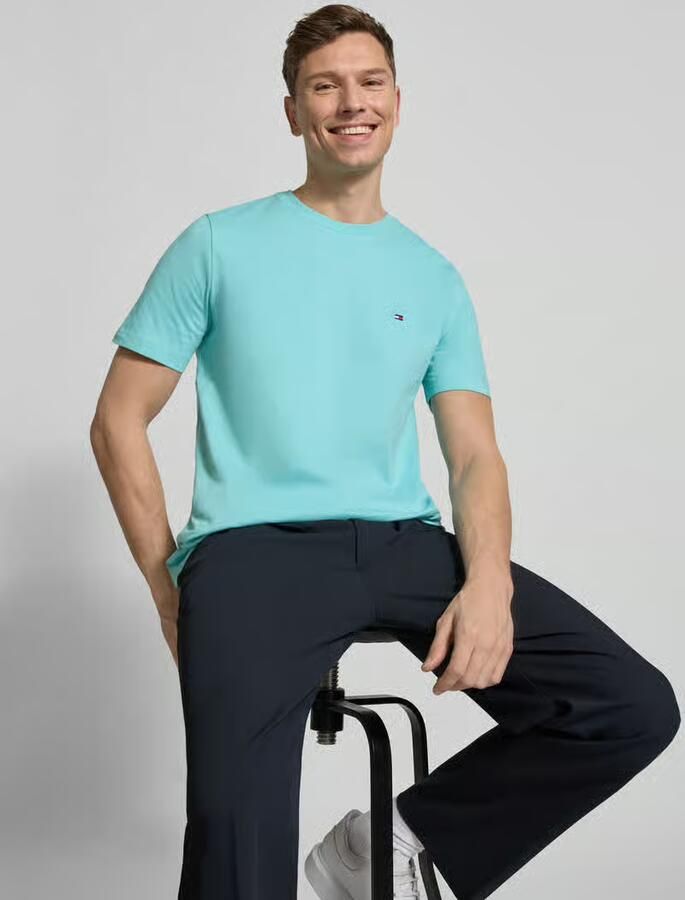 Tommy Hilfiger Regular fit T-shirt van puur katoen - Foto 2