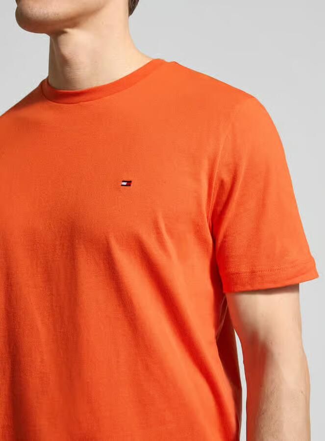 TOMMY HILFIGER Heren Polo's & T-shirts Ess Seasonal Reg Fit Solid Tee Oranje - Foto 5