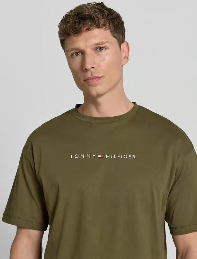 Tommy Hilfiger Regular fit T-shirt van puur katoen