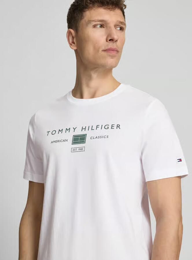 Tommy Hilfiger T-shirt Korte Mouw BRAND LOVE MONO STACK TEE