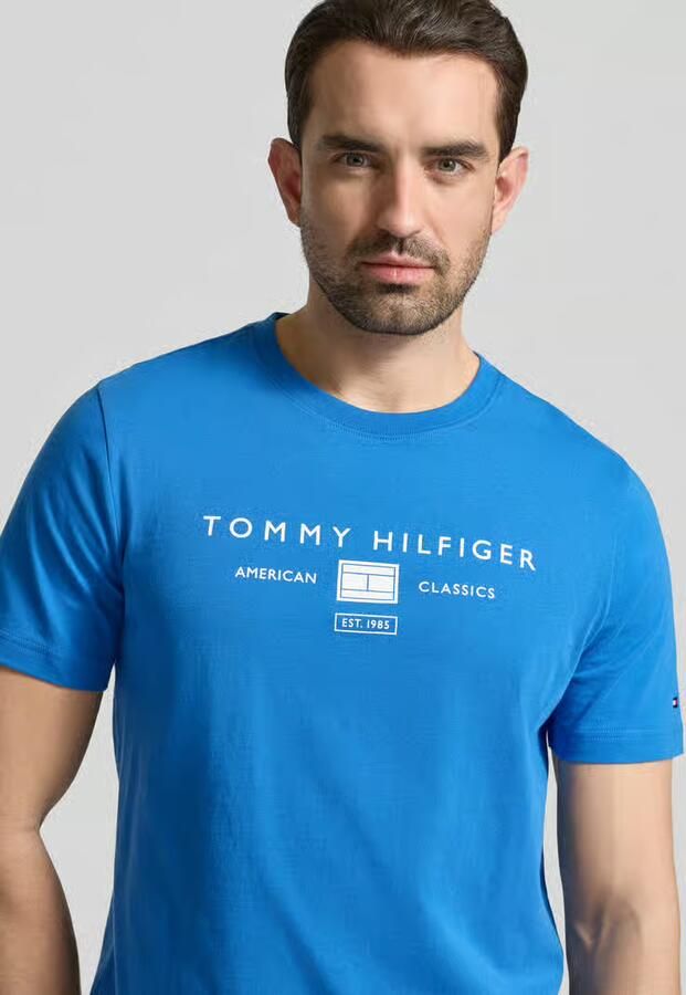 Tommy Hilfiger regular fit T-shirt van puur katoen - Foto 4
