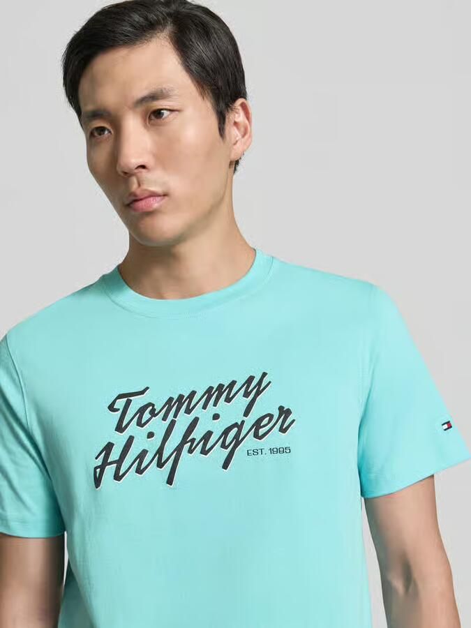 Tommy Hilfiger regular fit T-shirt van puur katoen