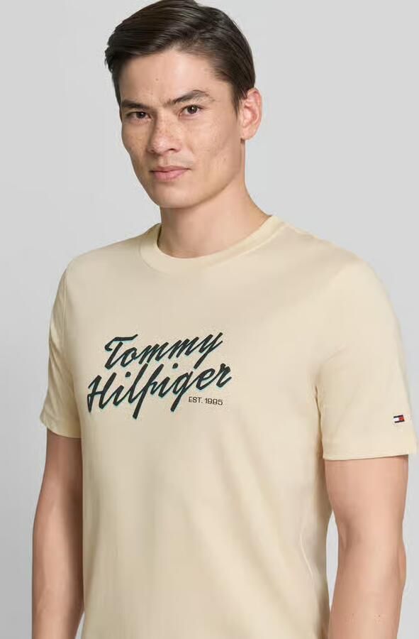 Tommy Hilfiger regular fit T-shirt van puur katoen - Foto 4