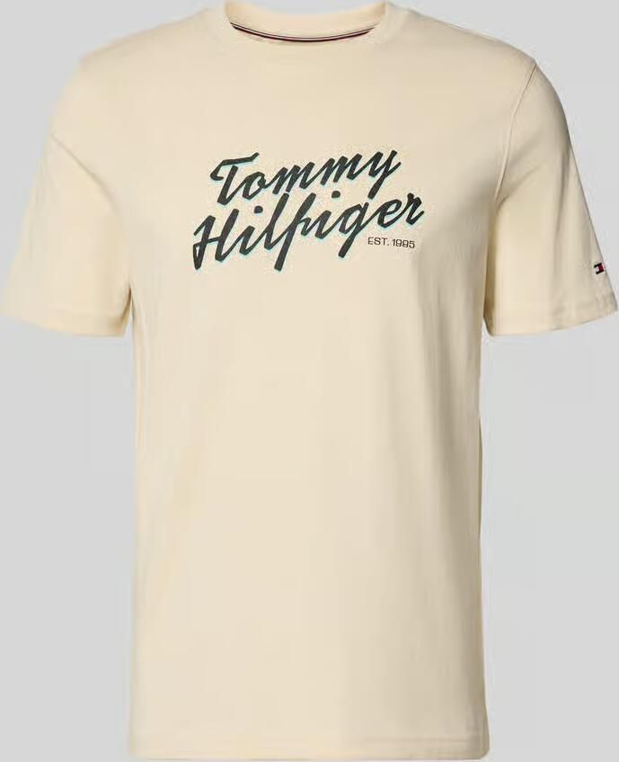 Tommy Hilfiger regular fit T-shirt van puur katoen - Foto 5