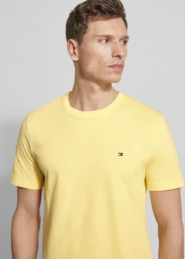 Tommy Hilfiger Regular fit T-shirt van puur katoen - Foto 4