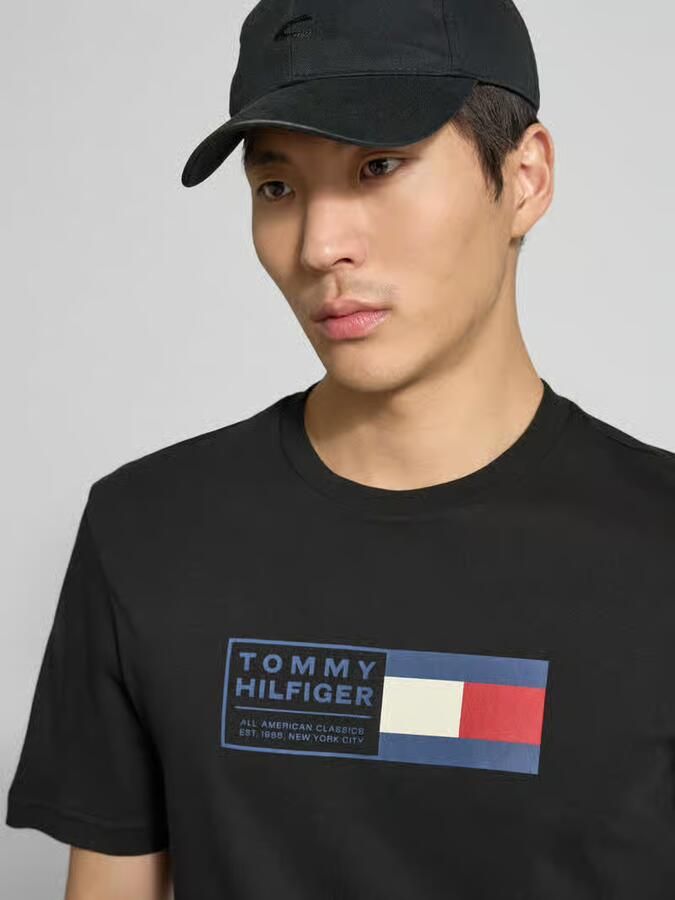 Tommy Hilfiger regular fit T-shirt van puur katoen