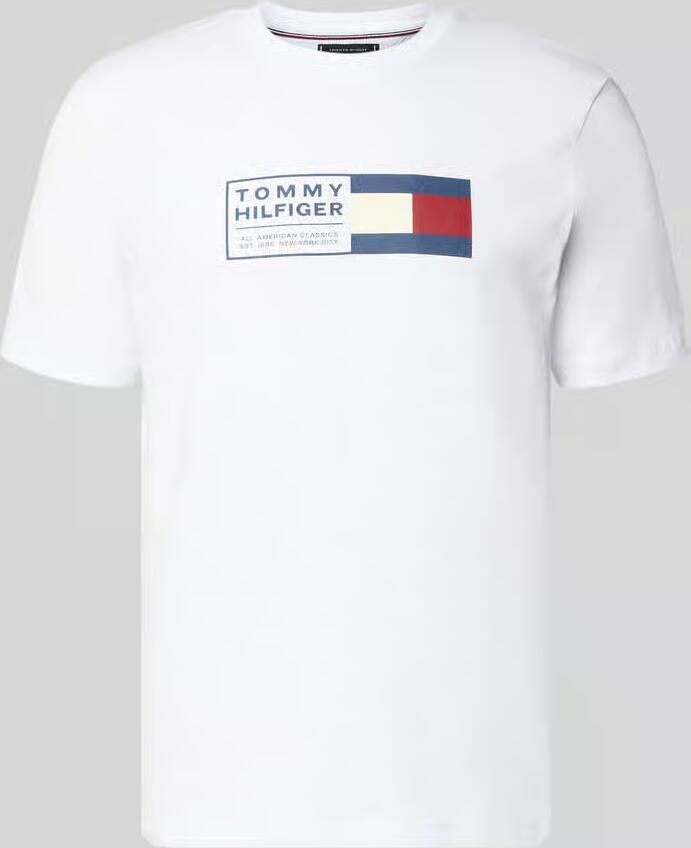 Tommy Hilfiger regular fit T-shirt van puur katoen - Foto 2