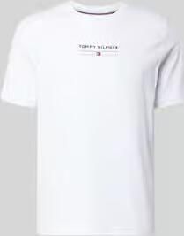 TOMMY HILFIGER Heren Polo's & T-shirts Brand Love Lockup Tee Wit - Foto 7