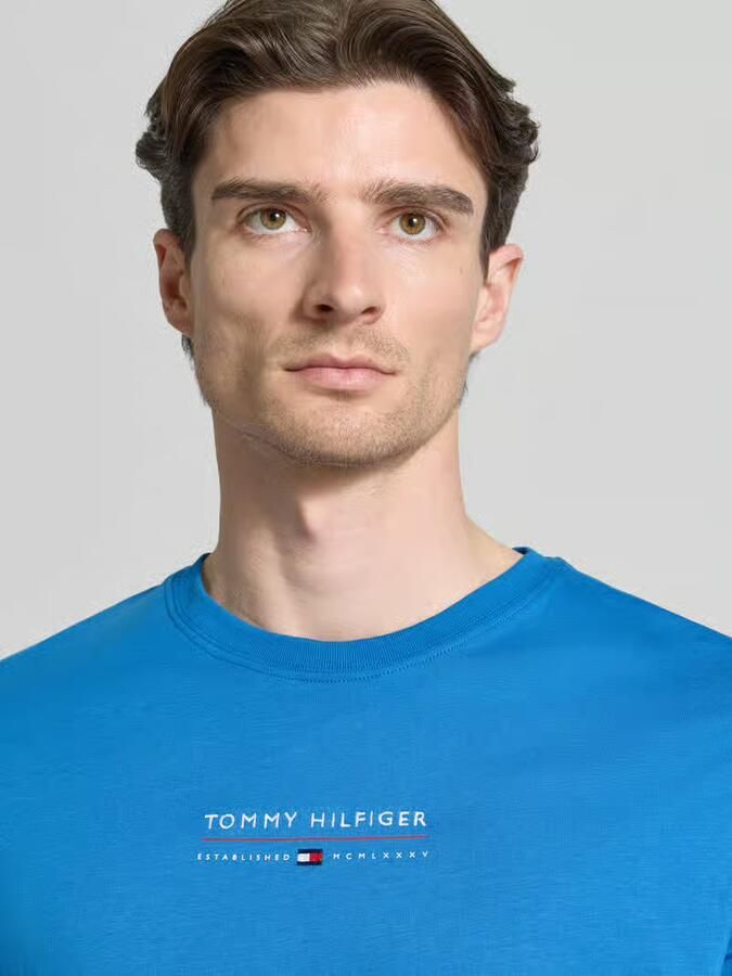 Tommy Hilfiger regular fit T-shirt van puur katoen