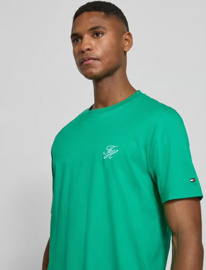 Tommy Hilfiger regular fit T-shirt van puur katoen