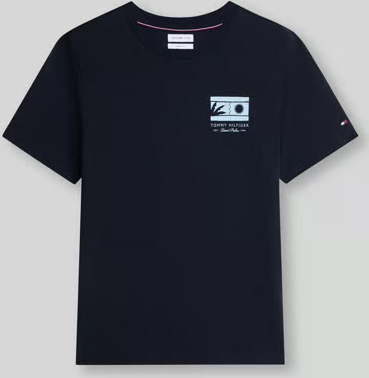 Tommy Hilfiger regular fit T-shirt van puur katoen - Foto 2