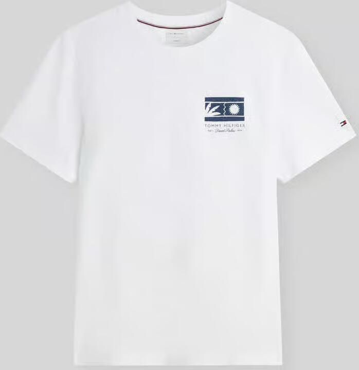 Tommy Hilfiger regular fit T-shirt van puur katoen - Foto 2