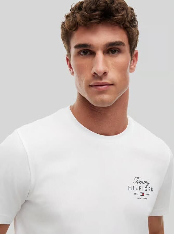 Tommy Hilfiger regular fit T-shirt van puur katoen - Foto 2