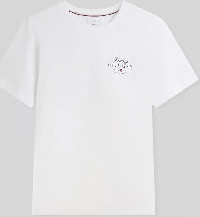 Tommy Hilfiger regular fit T-shirt van puur katoen - Foto 3