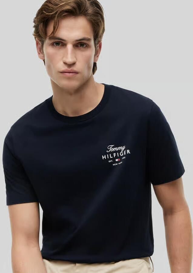 Tommy Hilfiger regular fit T-shirt van puur katoen - Foto 4
