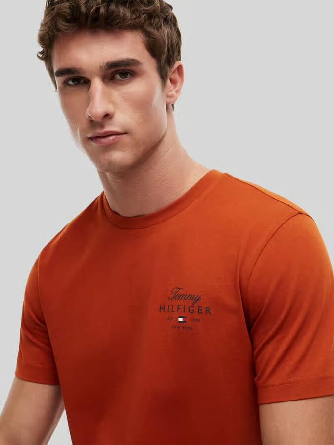 Tommy Hilfiger regular fit T-shirt van puur katoen - Foto 4