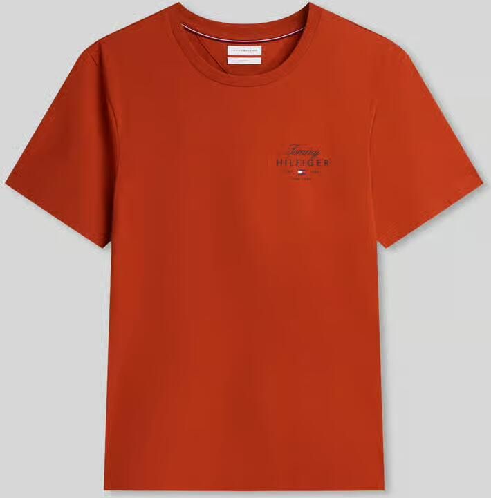 Tommy Hilfiger regular fit T-shirt van puur katoen