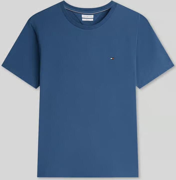 Tommy Hilfiger T-shirt ESSENTIAL REG FIT SOLID TEE met borduursel en ronde hals - Foto 6