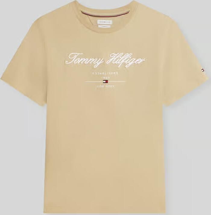 Tommy Hilfiger regular fit T-shirt van puur katoen - Foto 2