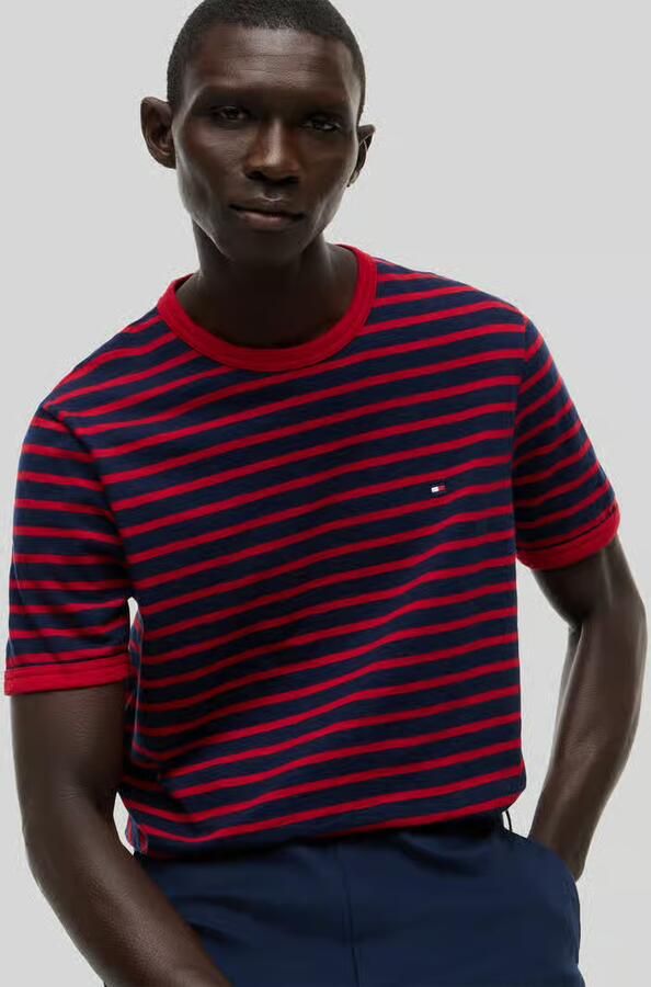 Tommy Hilfiger regular fit T-shirt van puur katoen