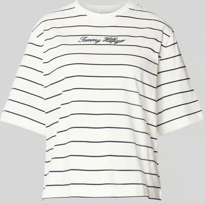 Tommy Hilfiger regular fit T-shirt van puur katoen
