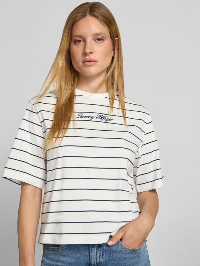 Tommy Hilfiger regular fit T-shirt van puur katoen - Foto 2