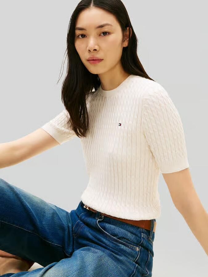 Tommy Hilfiger Regular fit t-shirt van puur katoen - Foto 2