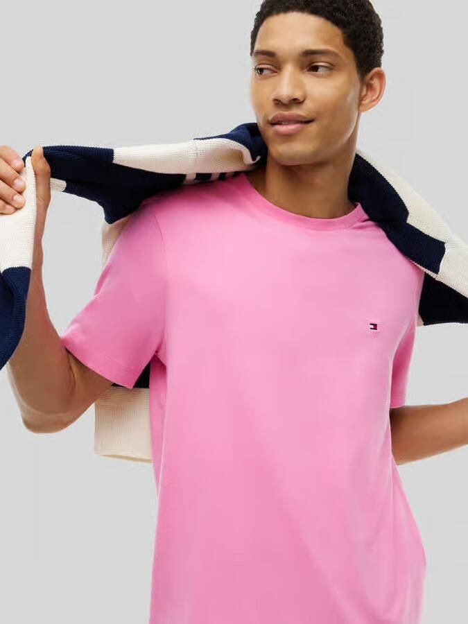 Tommy Hilfiger Regular fit t-shirt van puur katoen