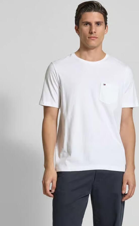 Tommy Hilfiger Regular fit T-shirt van puur katoen - Foto 2
