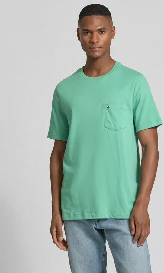 Tommy Hilfiger Regular fit T-shirt van puur katoen - Foto 7